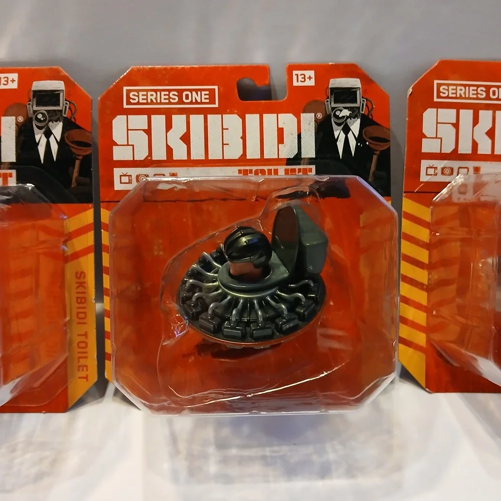 Skibidi Toilet Series 1 Diecast Figures Set of 4 Bonkers Toys 1:64 Collectibles